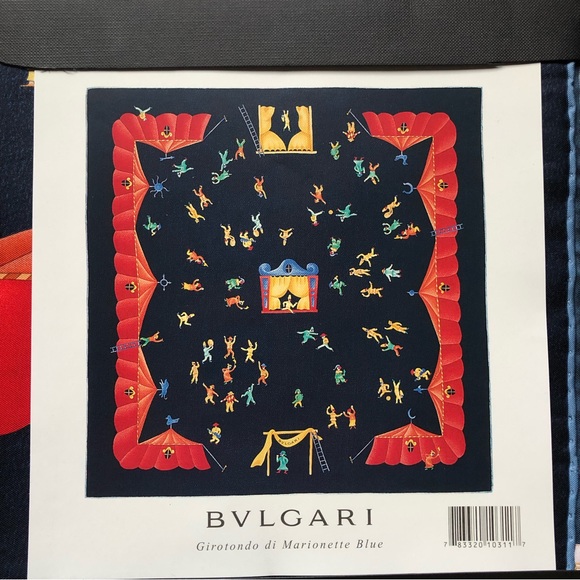小物 BVLGARI Silk Scarf BVLGARi silk scarf new